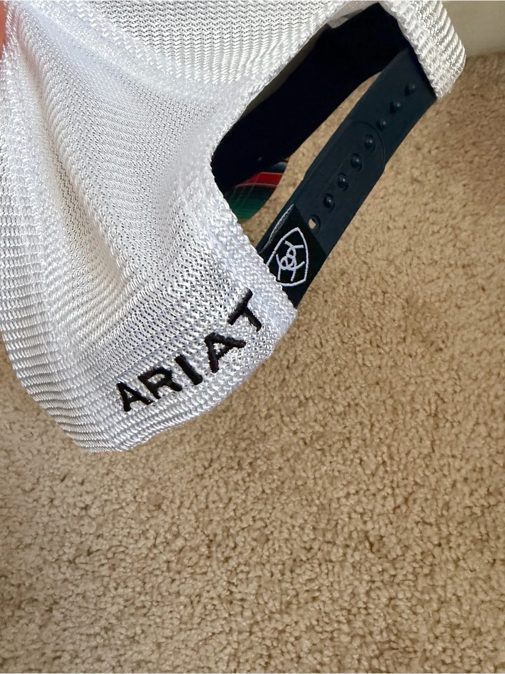 NWT Ariat Serape Shield Logo Mesh Trucker Hat Snapback Multicolor NEW One Size